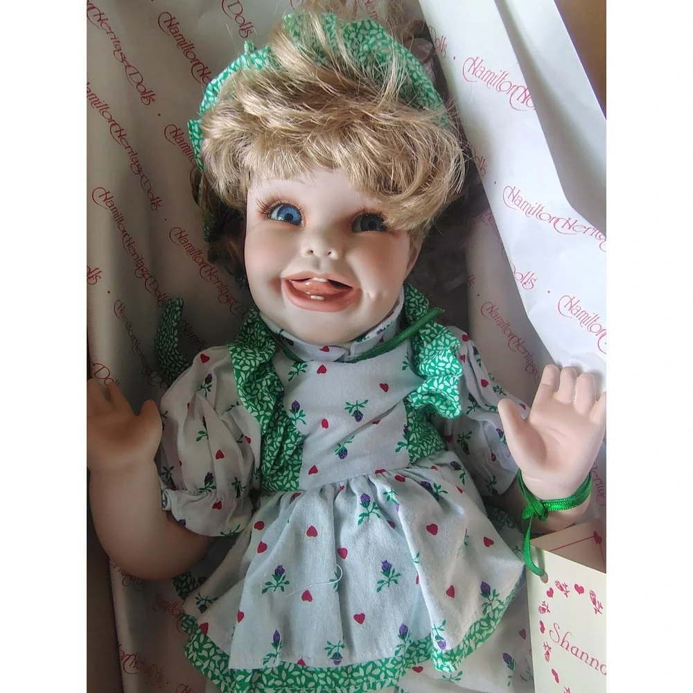 1992 Hamilton Collection Porcelain Shannon Doll by Cindy Marschner Rolfe NIB